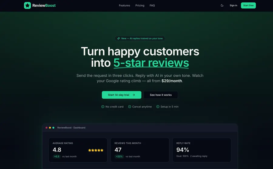 ReviewBoost preview